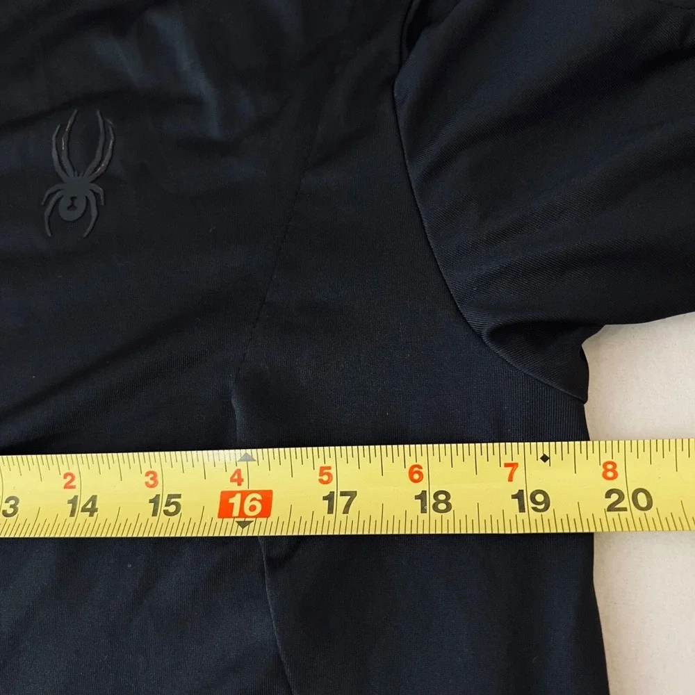 Spyder Active Mens Black Performance T-Shirt Sz M Lightweight Athletic Wear NWOT